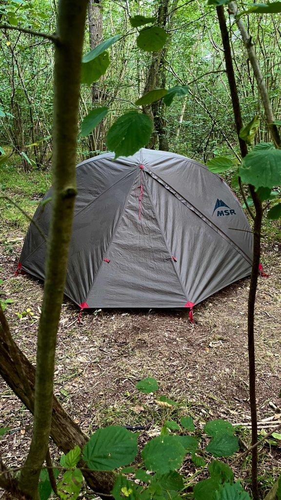 Camp spot in the woods 