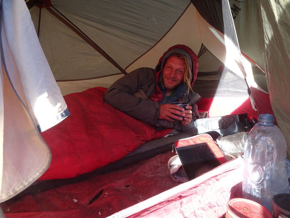 Wild camping Colombia