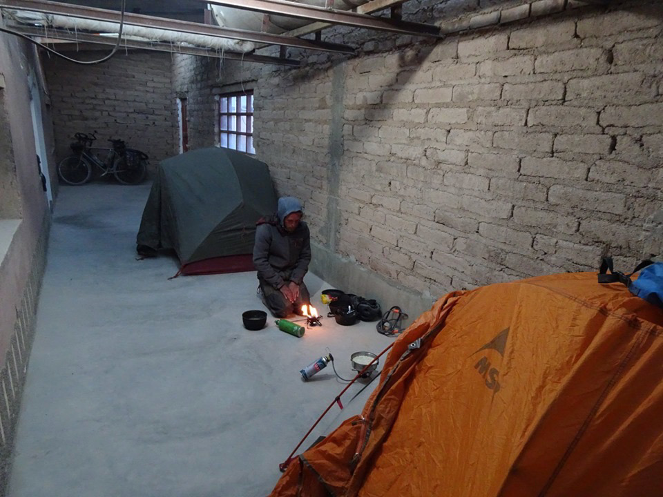 Wild camping in Bolivia