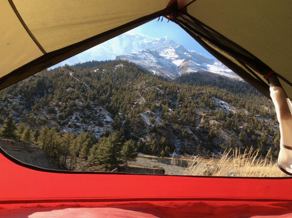 Wild camping